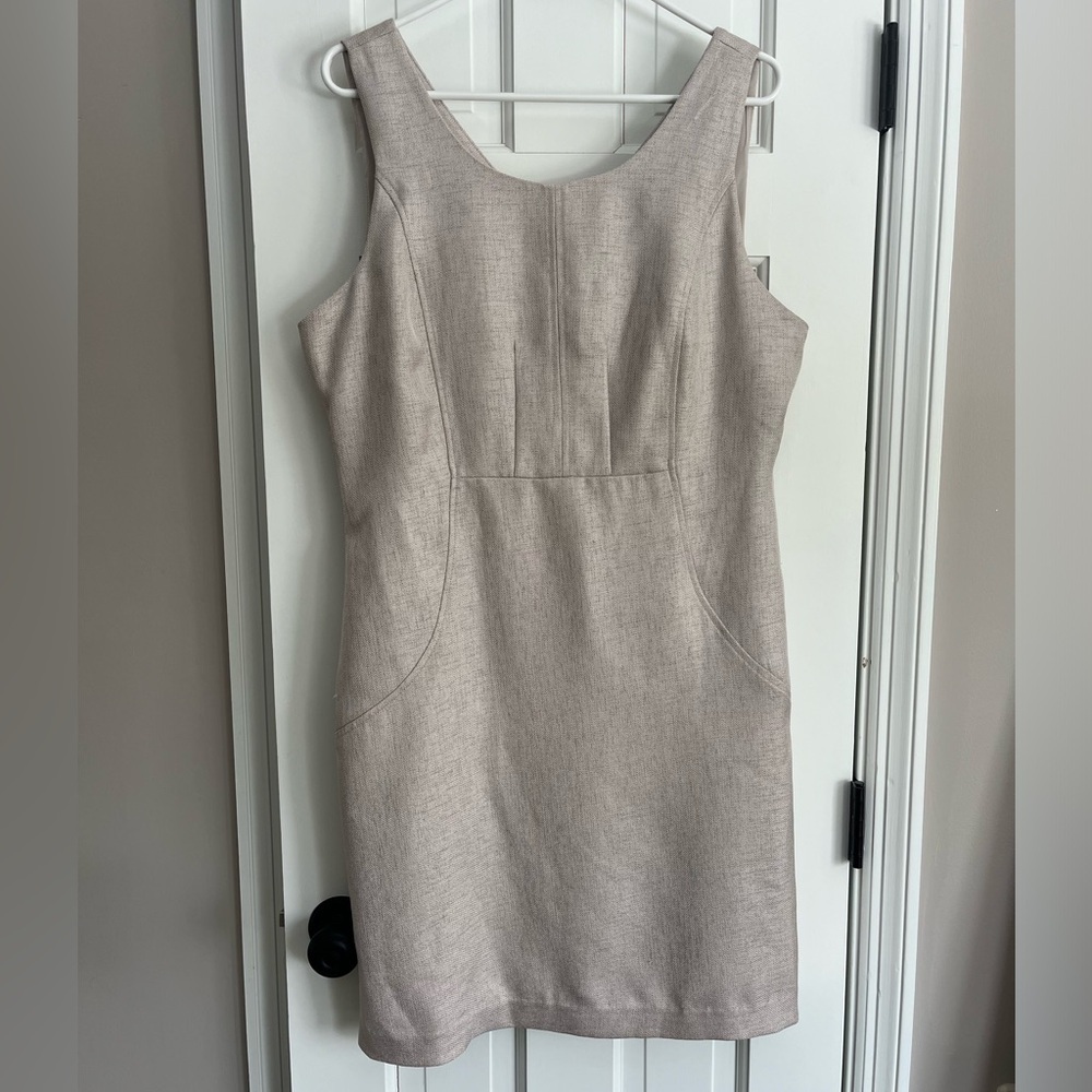 Limited Womens size 14 Champagne Colored Fitted Dress